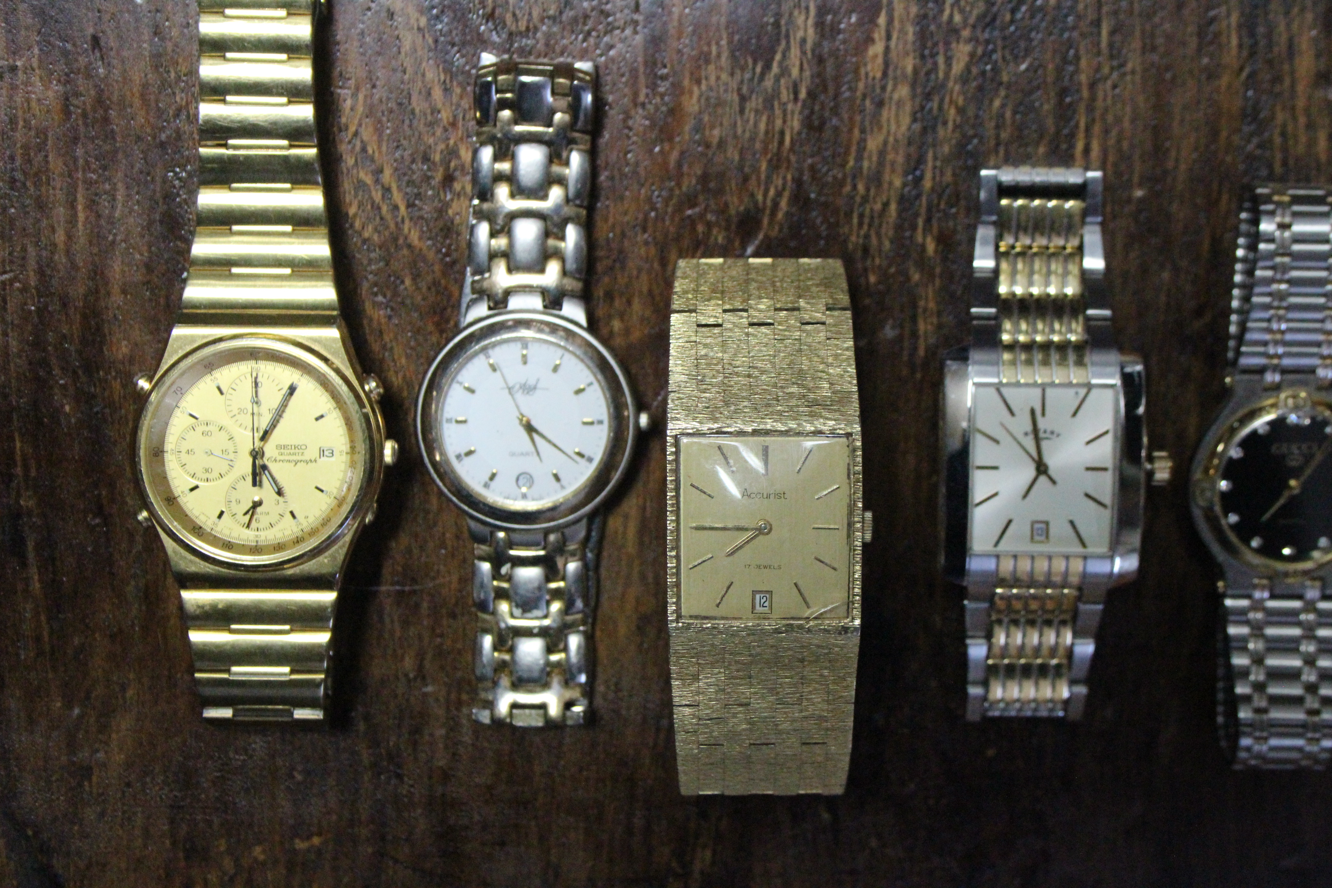 Seven various ladies’ & gent’s wristwatches; together with various items of decorative china; & - Image 3 of 6