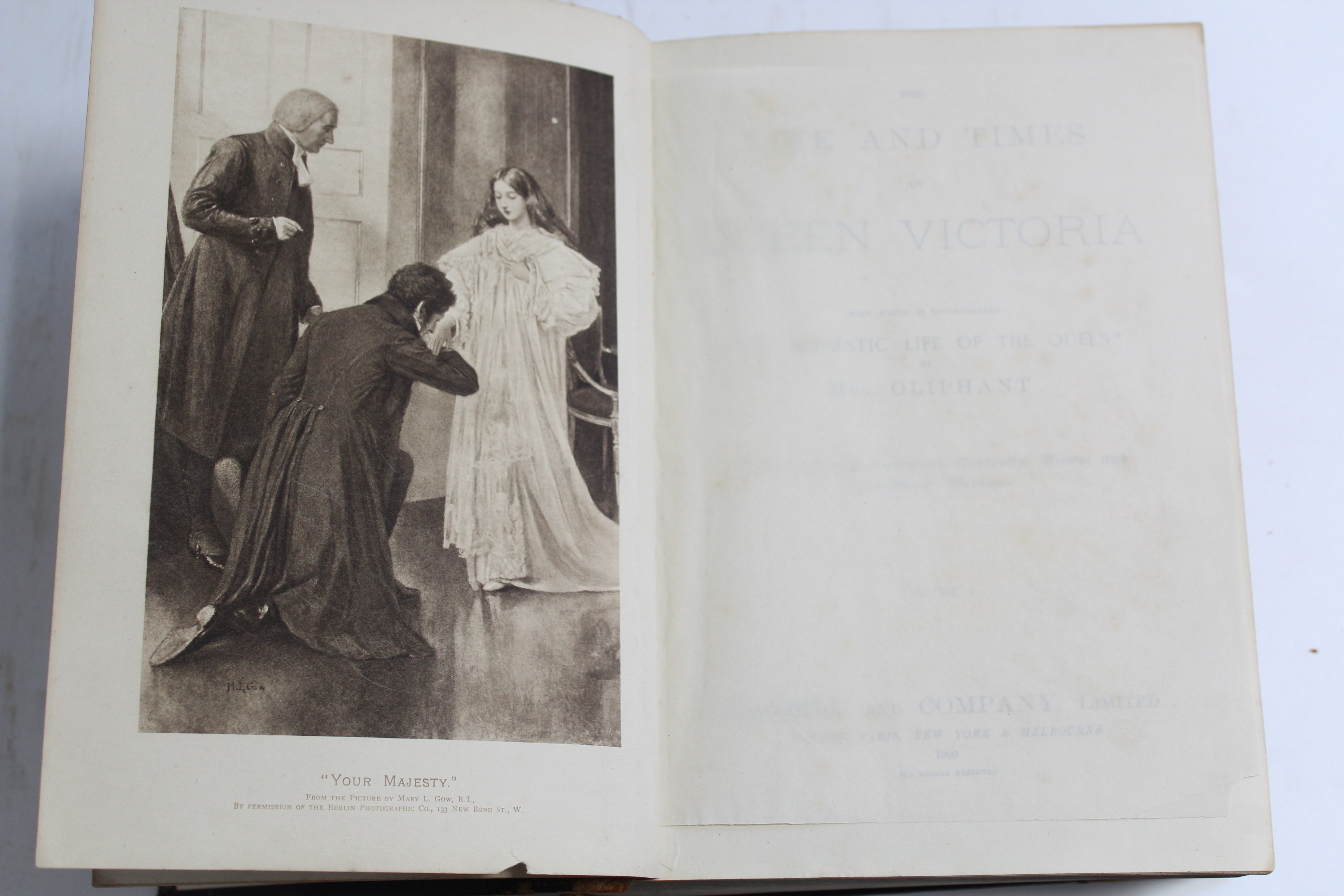 An early 20th century volume “The life & times of Queen Victoria” (Vol I, 1900); together with - Image 3 of 4