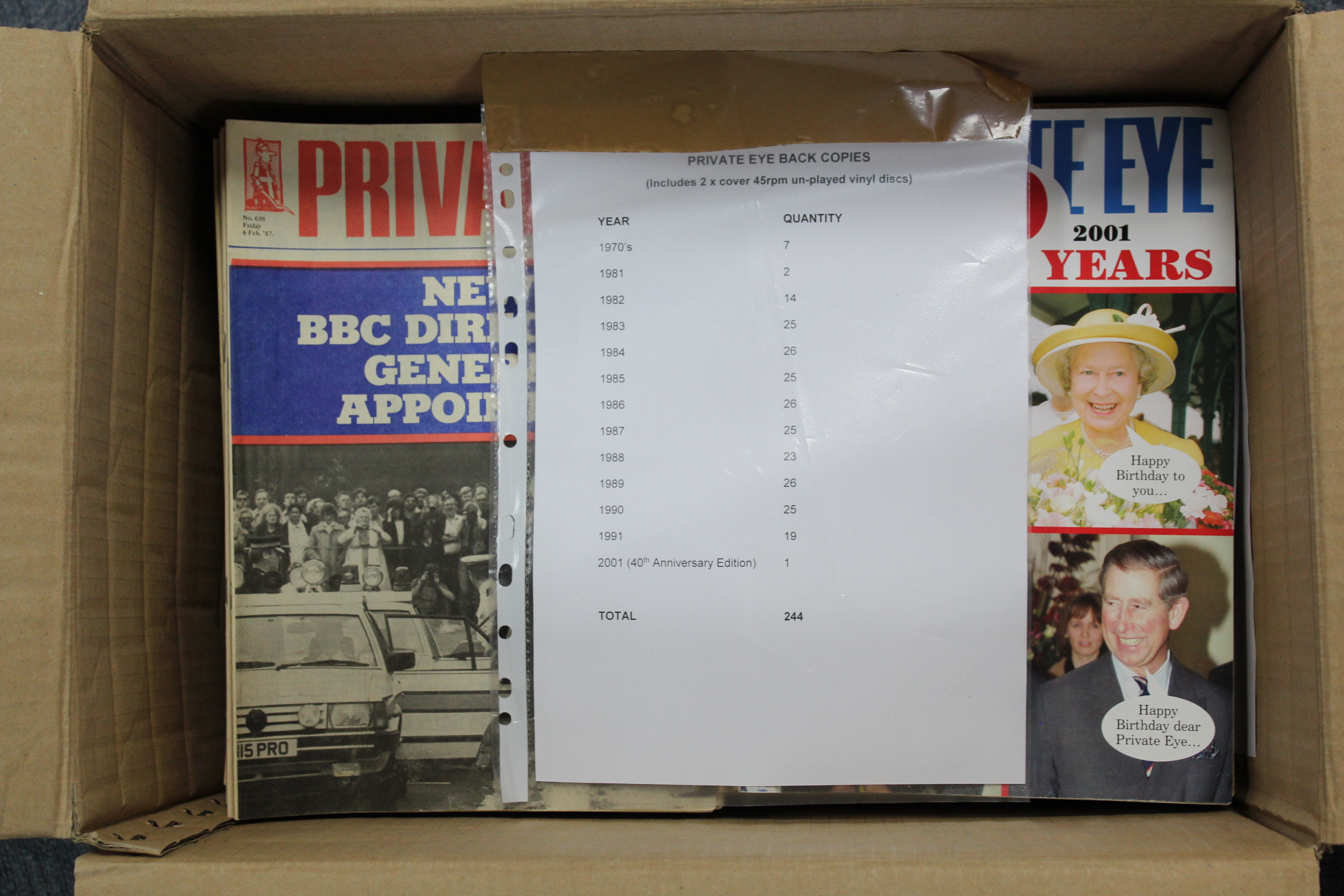 A collection of two hundred & forty-four “Private Eye” magazines, circa 1970’s onwards. - Image 3 of 4