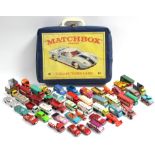 A Matchbox Series “No. 41” Collector’s Case containing forty-eight scale model vehicles.