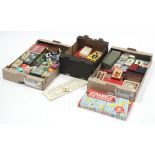 Various vintage & modern sets of playing cards, board games, etc.