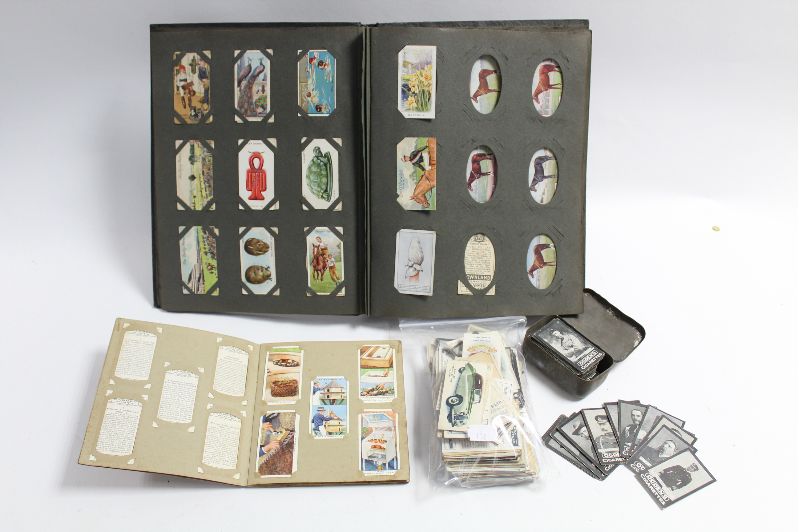 An album of mixed cigarette cards; various loose cigarette cards; & a W. D. & H. O. Wills - Image 2 of 4