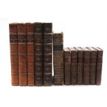 Three late 19th century leather-bound volumes “The Royal Shakspeare” (1898 vol I, II & III); &
