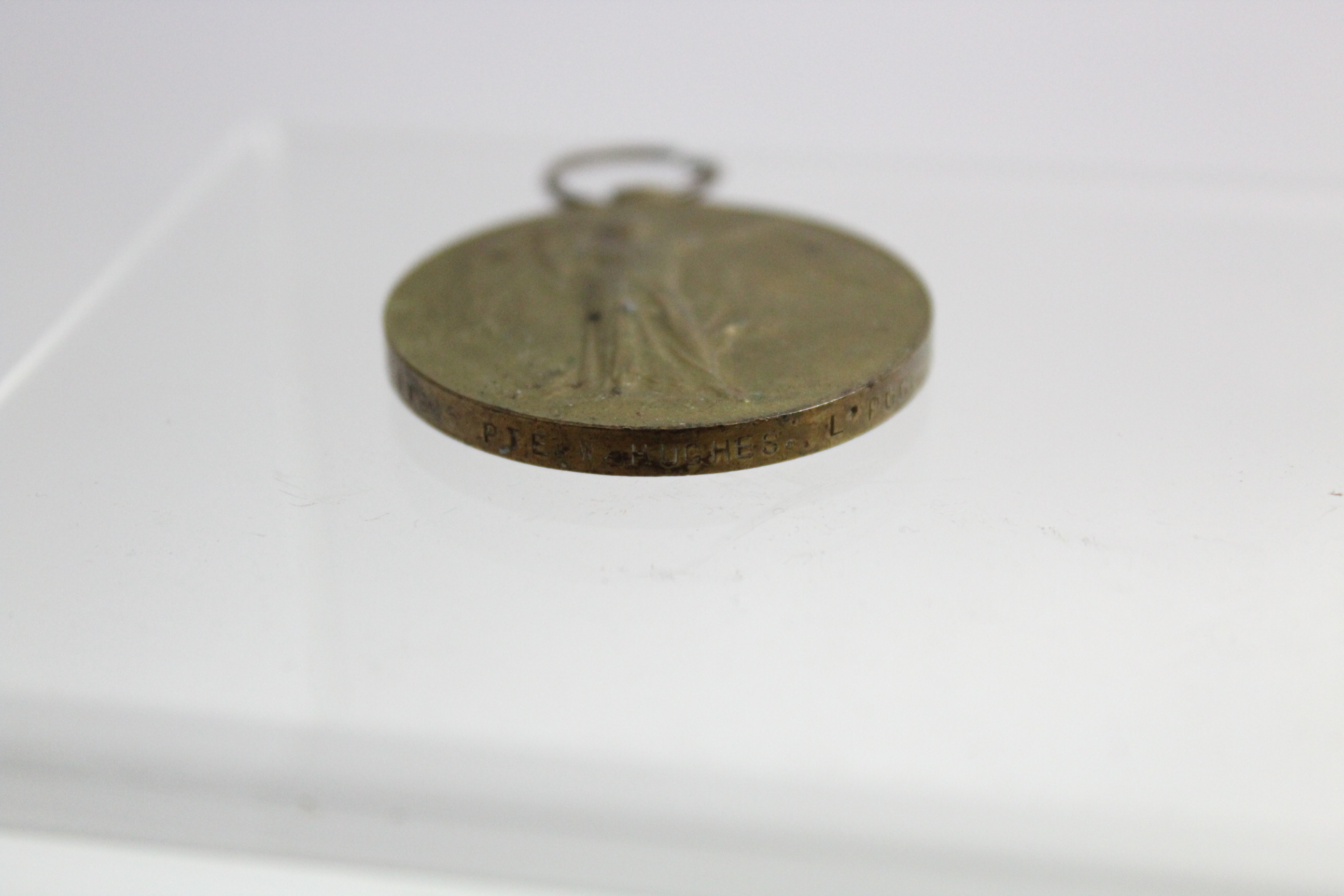 A World War One pair; 1914 Star & Victory Medal, awarded to Private W. Hughes, 1st Liverpool - Image 4 of 5