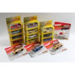 Approximately twenty various scale model cars by Matchbox, Maisto, & others, all with original