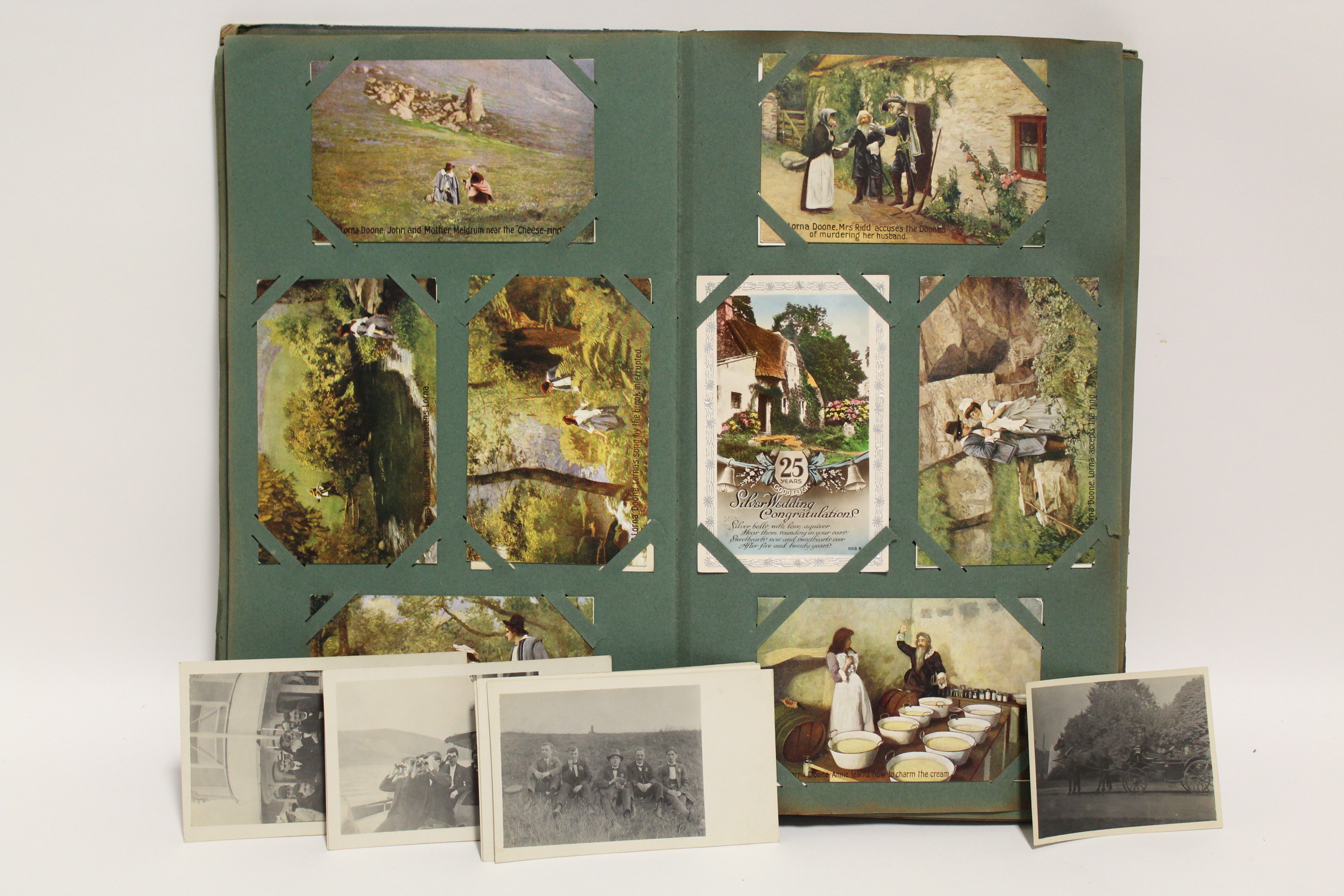 An album of approximately one hundred postcards, early-mid 20th century; & various family - Image 3 of 11