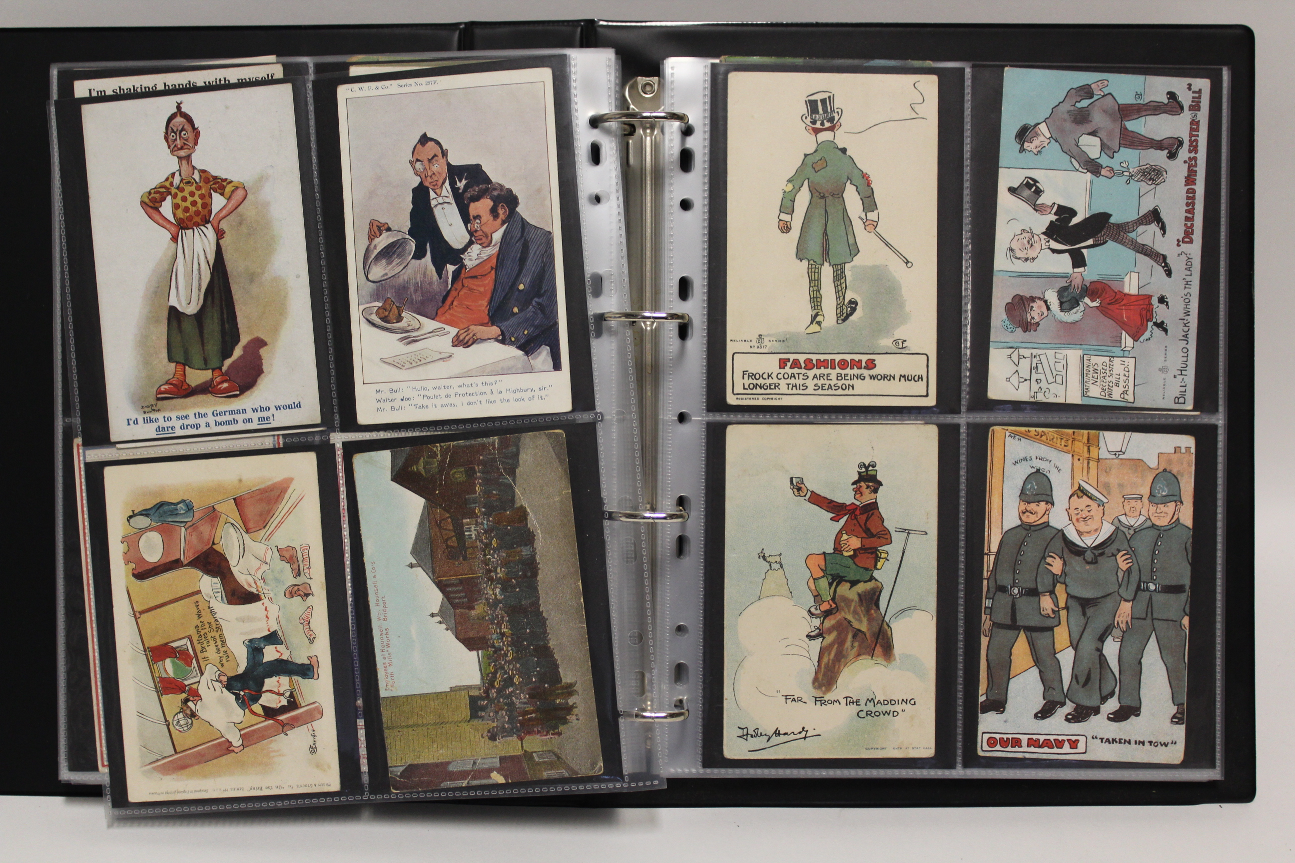 An Album of approximately two hundred & fifty postcards, early-mid 20th century – all artist drawn - Image 9 of 10