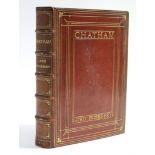 ROSEBERY, Lord; “Chatham, His Early Life & Connections”, publ. 1910, signed by the author, & with