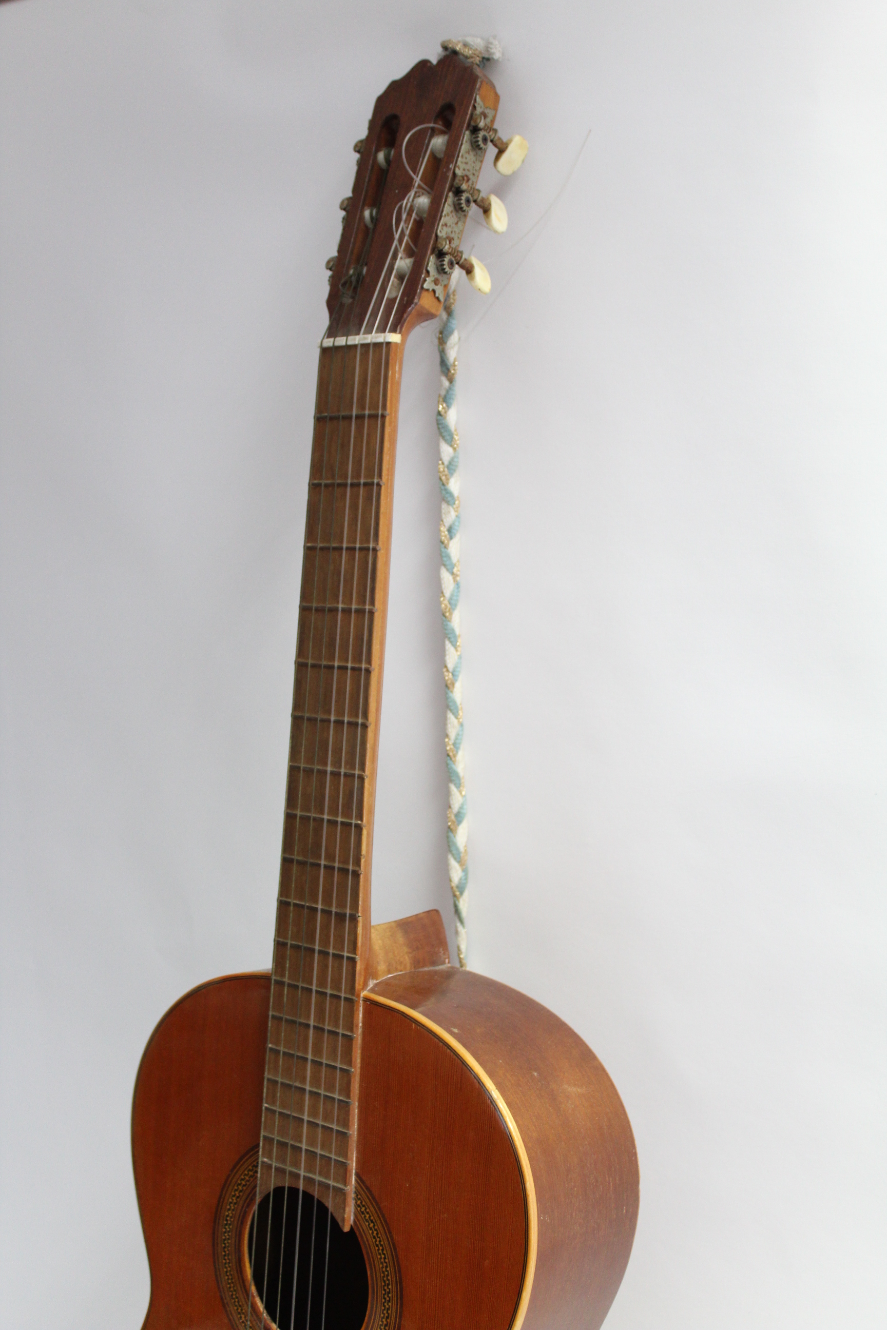 A Spanish six-string acoustic guitar. - Image 3 of 4