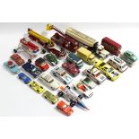 Approximately sixty various Corgi scale model vehicles, all un-boxed.