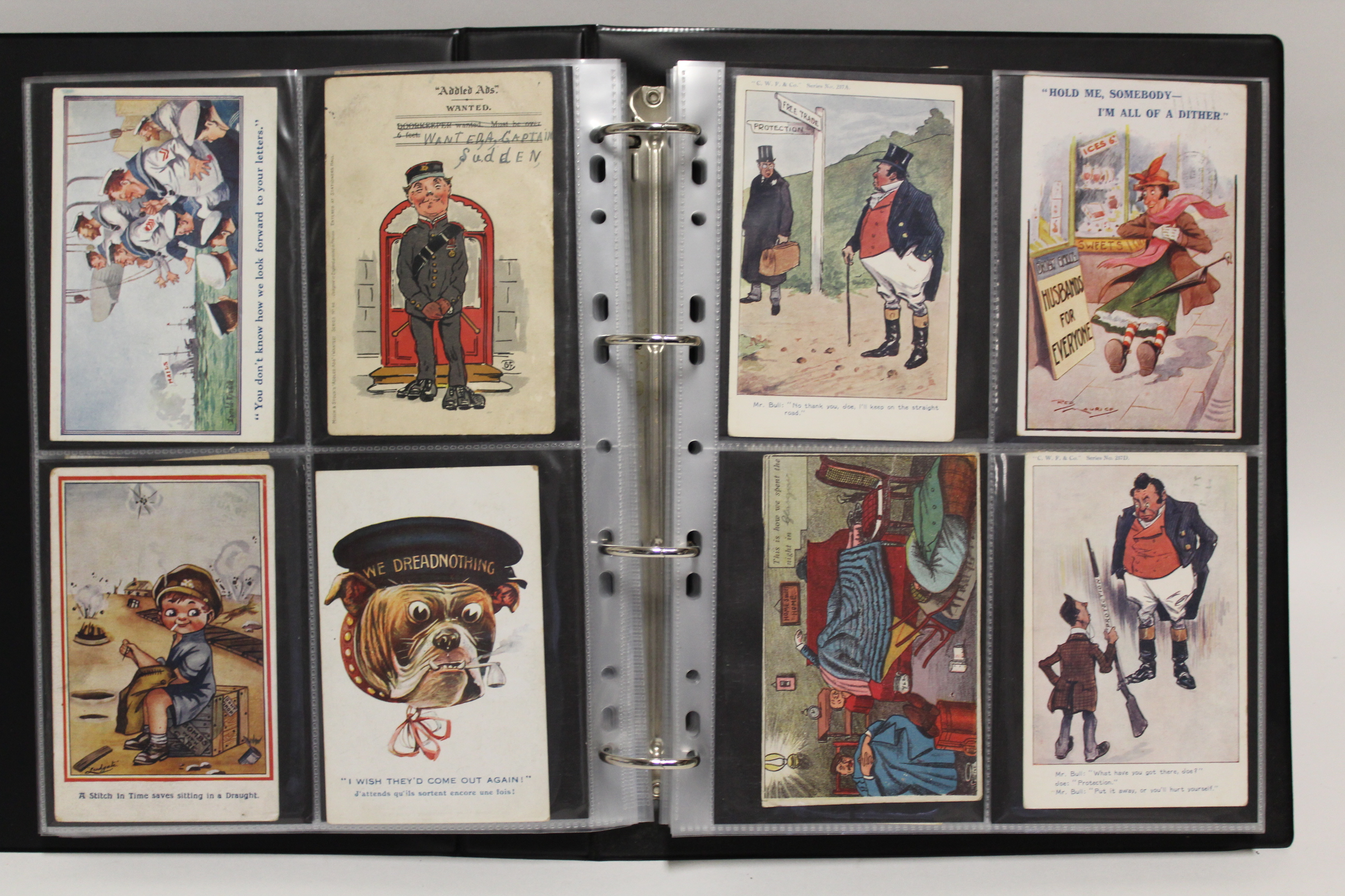 An Album of approximately two hundred & fifty postcards, early-mid 20th century – all artist drawn - Image 3 of 10