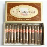 A box of twenty-five Ritmeester half corona cigars; & twelve other ditto cigars.