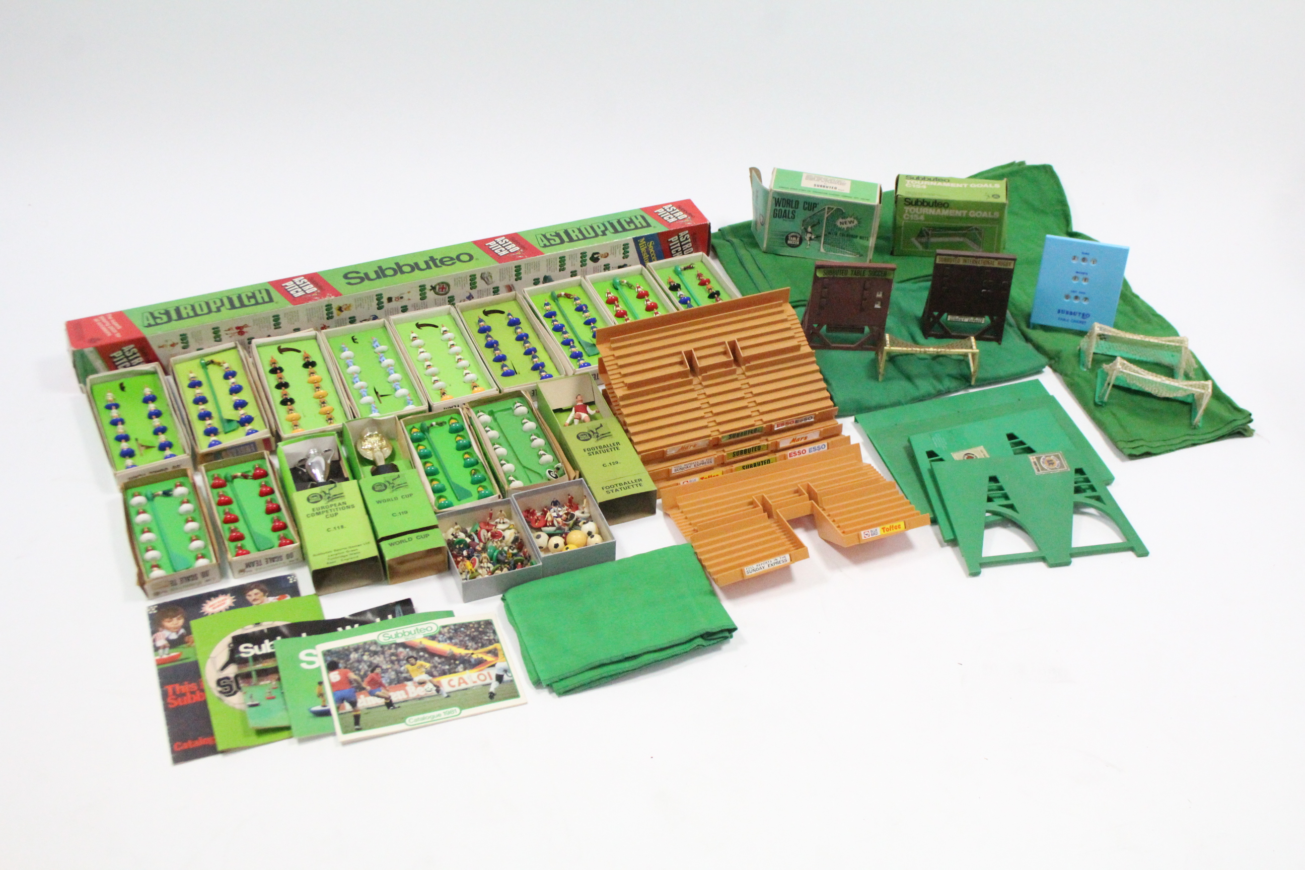 A Subbuteo “Football Express” table game; a Subbuteo “Astro Pitch”, both boxed; & various ditto - Image 2 of 2