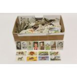 A large quantity of assorted loose cigarette & tea cards.