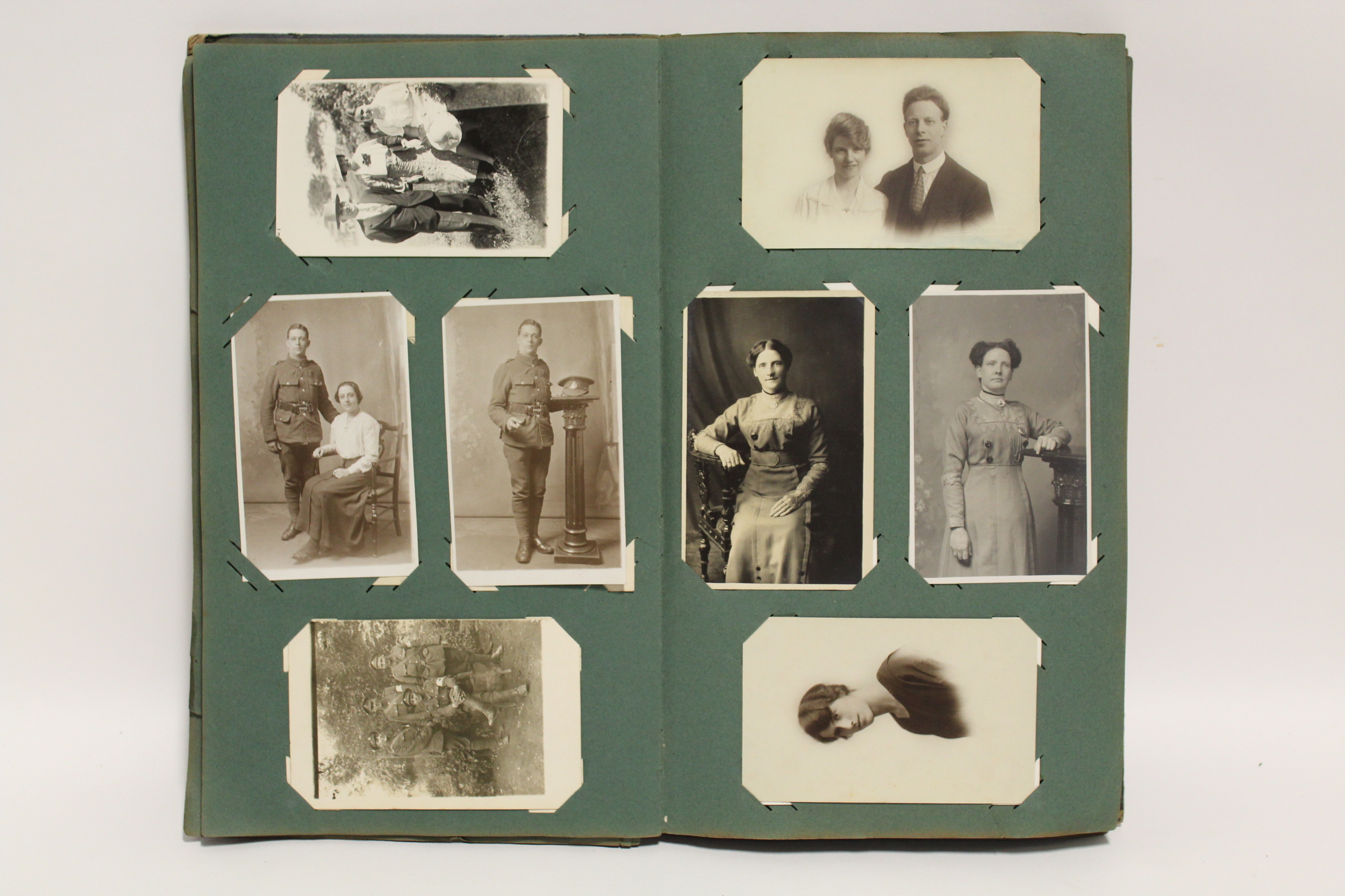 An album of approximately one hundred postcards, early-mid 20th century; & various family - Image 2 of 11