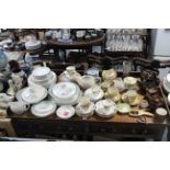 Various items of decorative china, pottery, etc., part w.a.f.