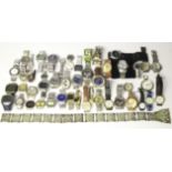 Various ladies’ & gent’s wristwatches; & a quantity of costume jewellery.