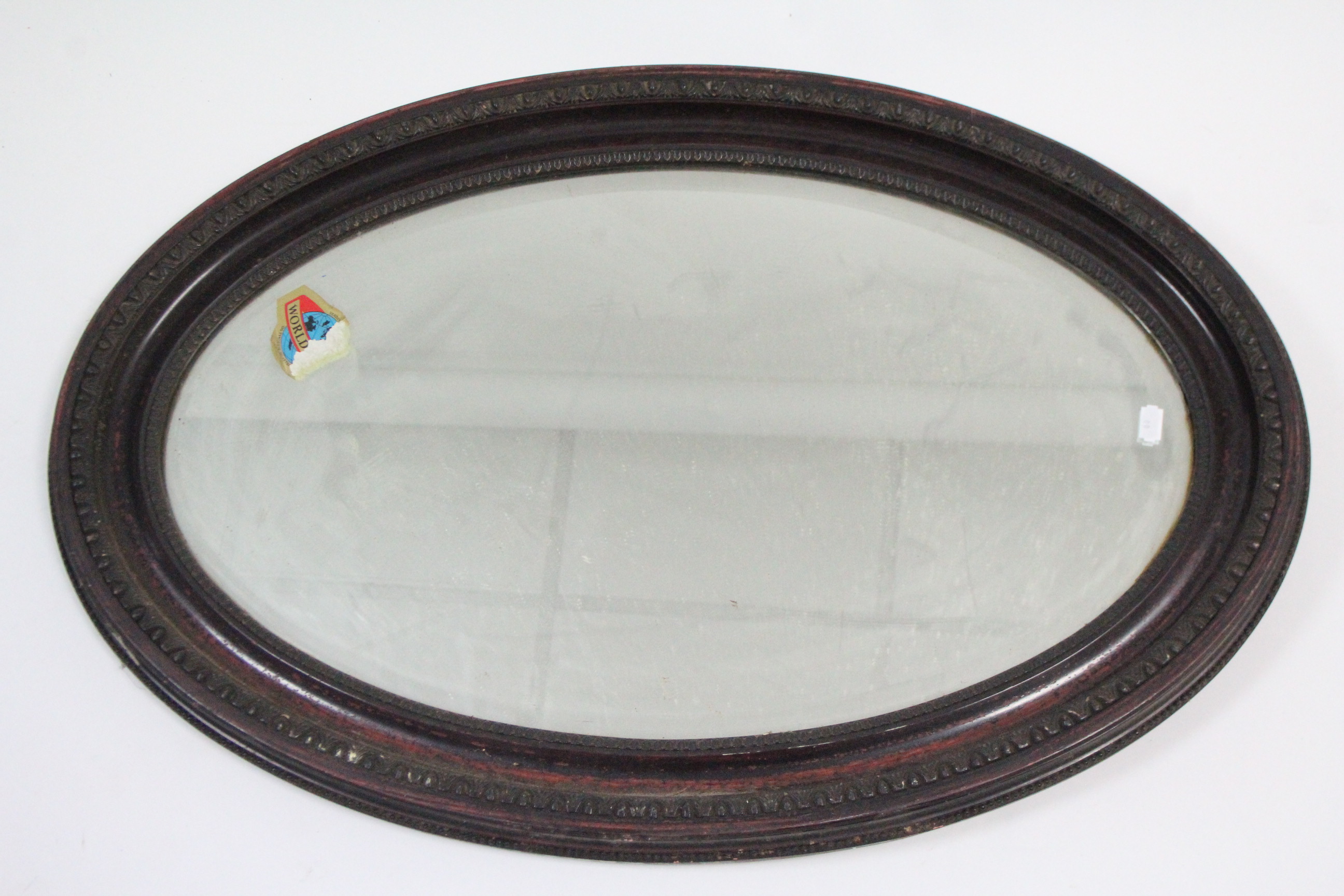 Three oval wall mirrors (various sizes); & various books & magazines. - Image 2 of 6