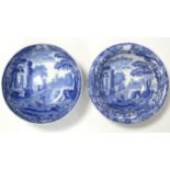 Two Copelands blue & white “Spode Italian” pattern bowls; two part tea services; various other items