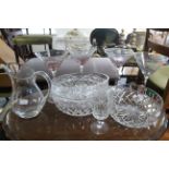 Various items of decorative china, pottery, glassware, etc.