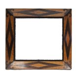 AN EARLY/MID-19TH century CONTINENTAL RECTANGULAR WALL MIRROR in wide bird’s-eye maple veneered