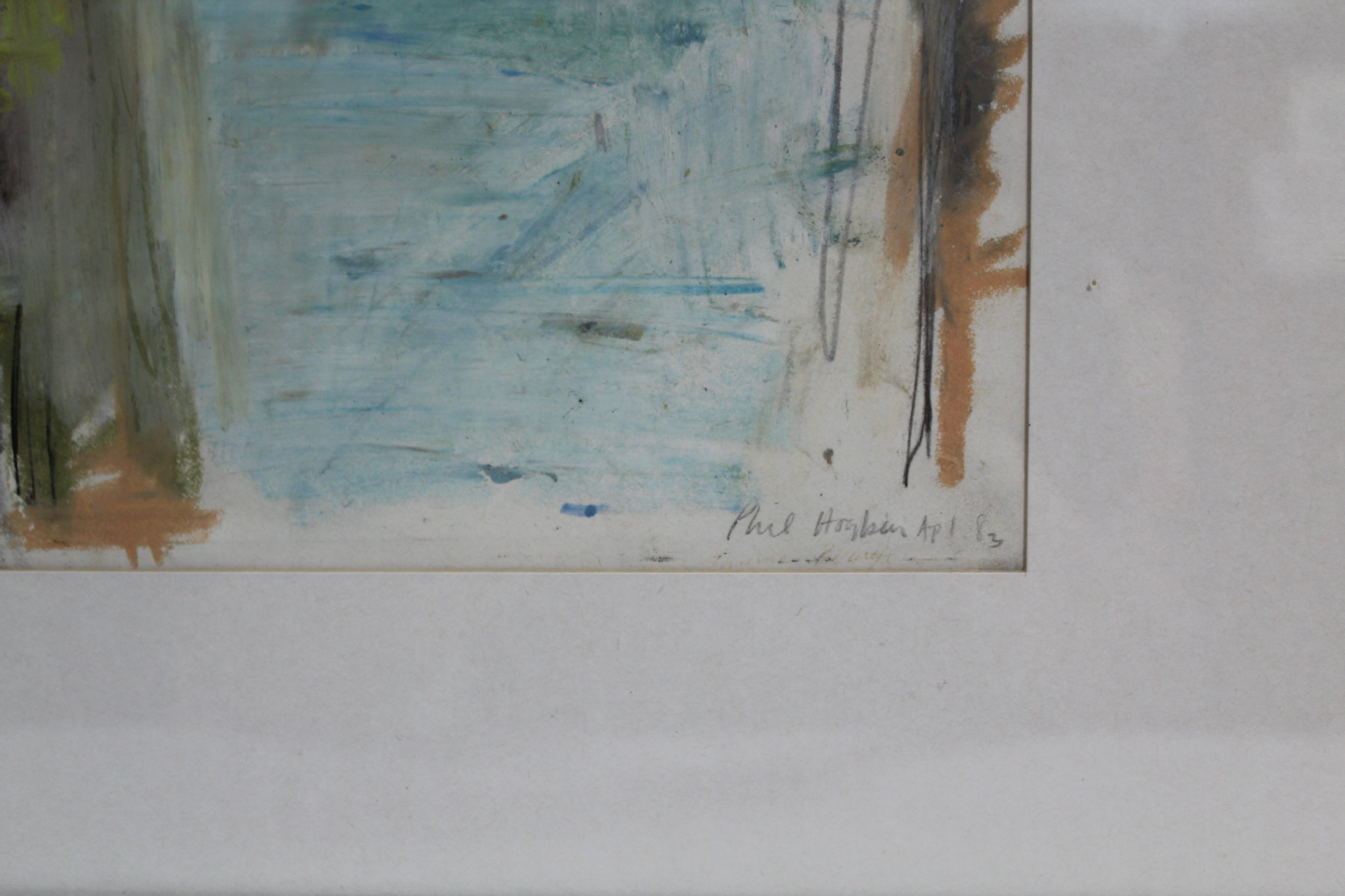 HOGBEN, Philip. (Contemporary). “Tamar Bridge”, pastel: 16” x 22”; & another by the same artist, - Image 5 of 10