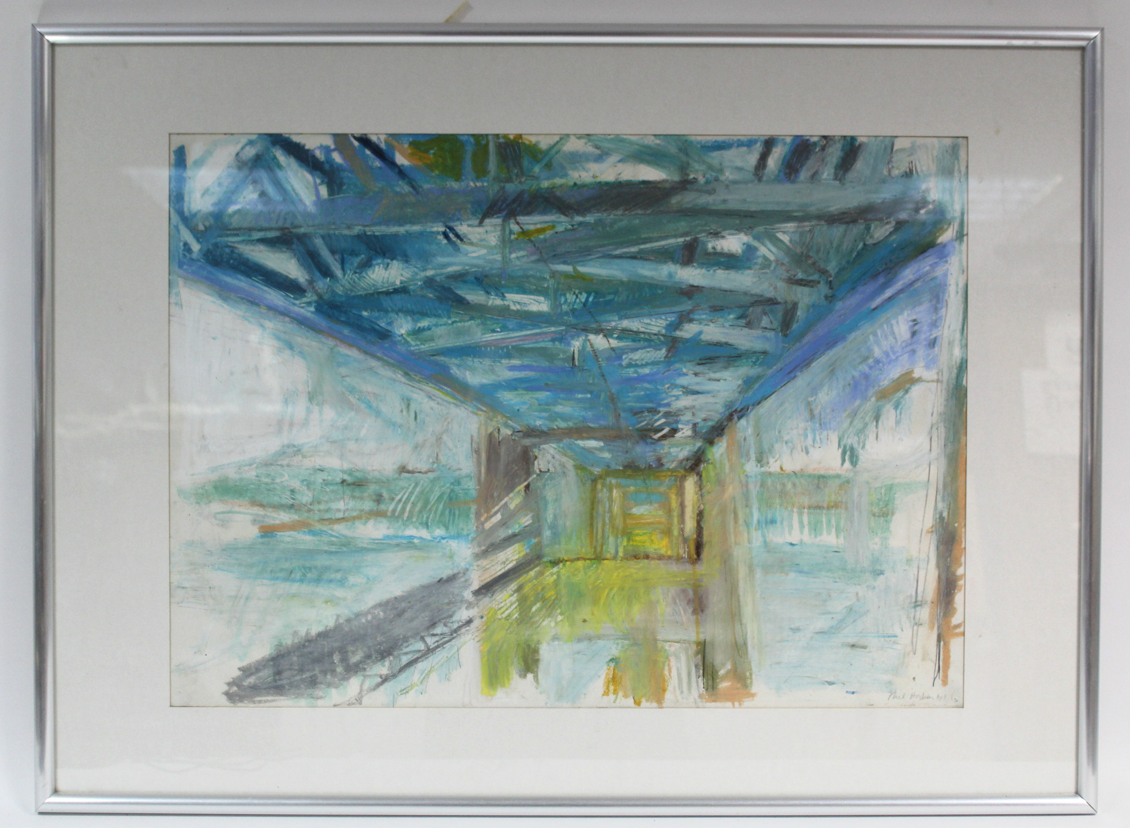 HOGBEN, Philip. (Contemporary). “Tamar Bridge”, pastel: 16” x 22”; & another by the same artist, - Image 4 of 10