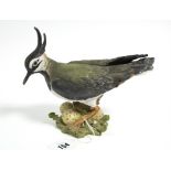 A Goebel "Lapwing" ornament, 7" high.