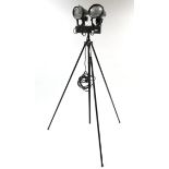 A pair of Defender arc lights with tripod stand.