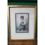 Eleven various decorative paintings & prints, each in glazed frame.