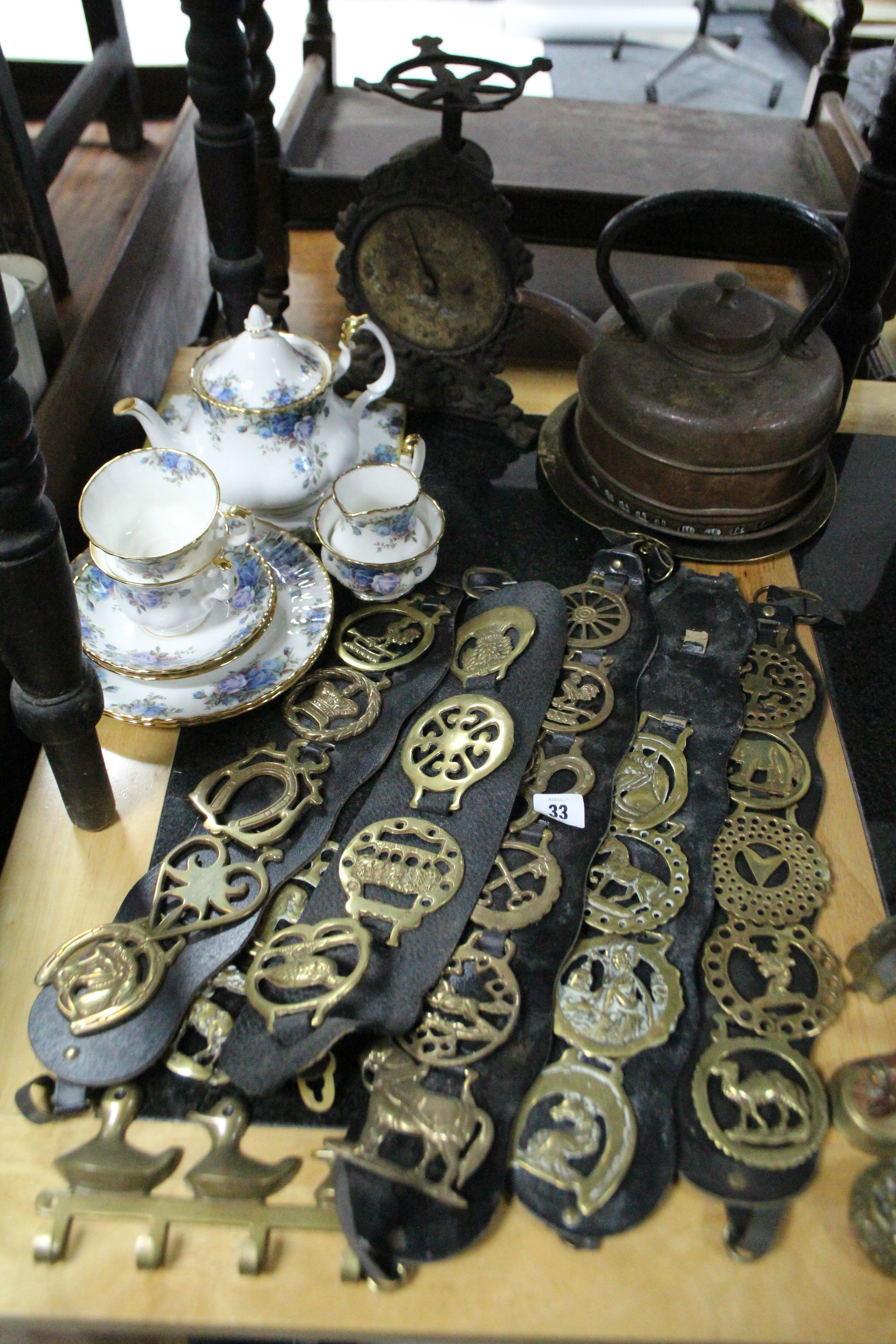 Various items of metalware, cutlery, china, etc., part w.a.f.