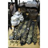 Various items of metalware, cutlery, china, etc., part w.a.f.