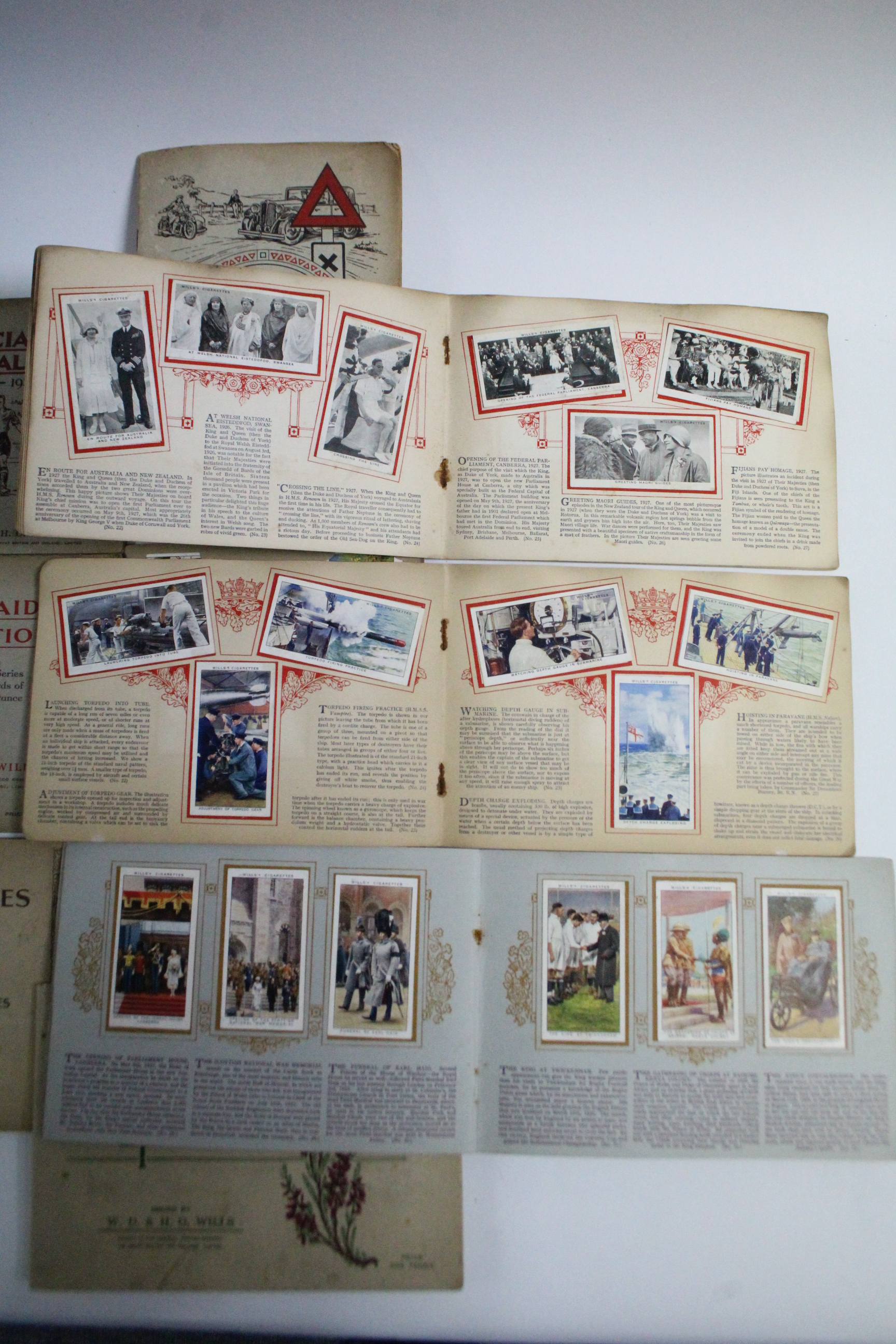 Ten sets of W. D. & H. O. WILLS cigarette cards, in albums & album pages, circa 1930’s. - Image 4 of 4