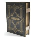 A 19th century Brown’s self-interpreting family Bible in gilt-tooled leather binding & with gilt-