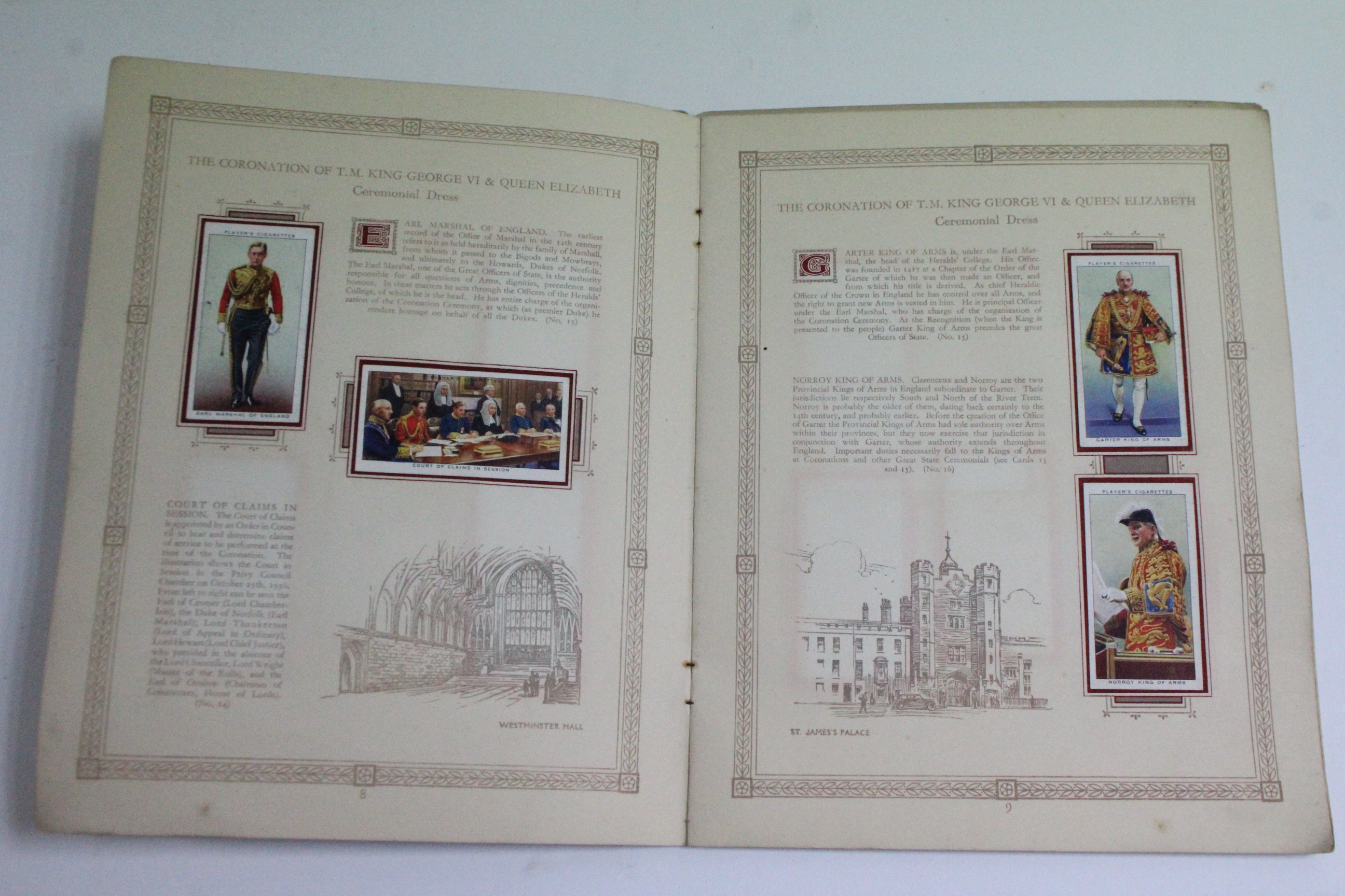 A John Player cigarette picture card album “The Coronation of H.M. King George VI and H.M. Queen - Bild 8 aus 8