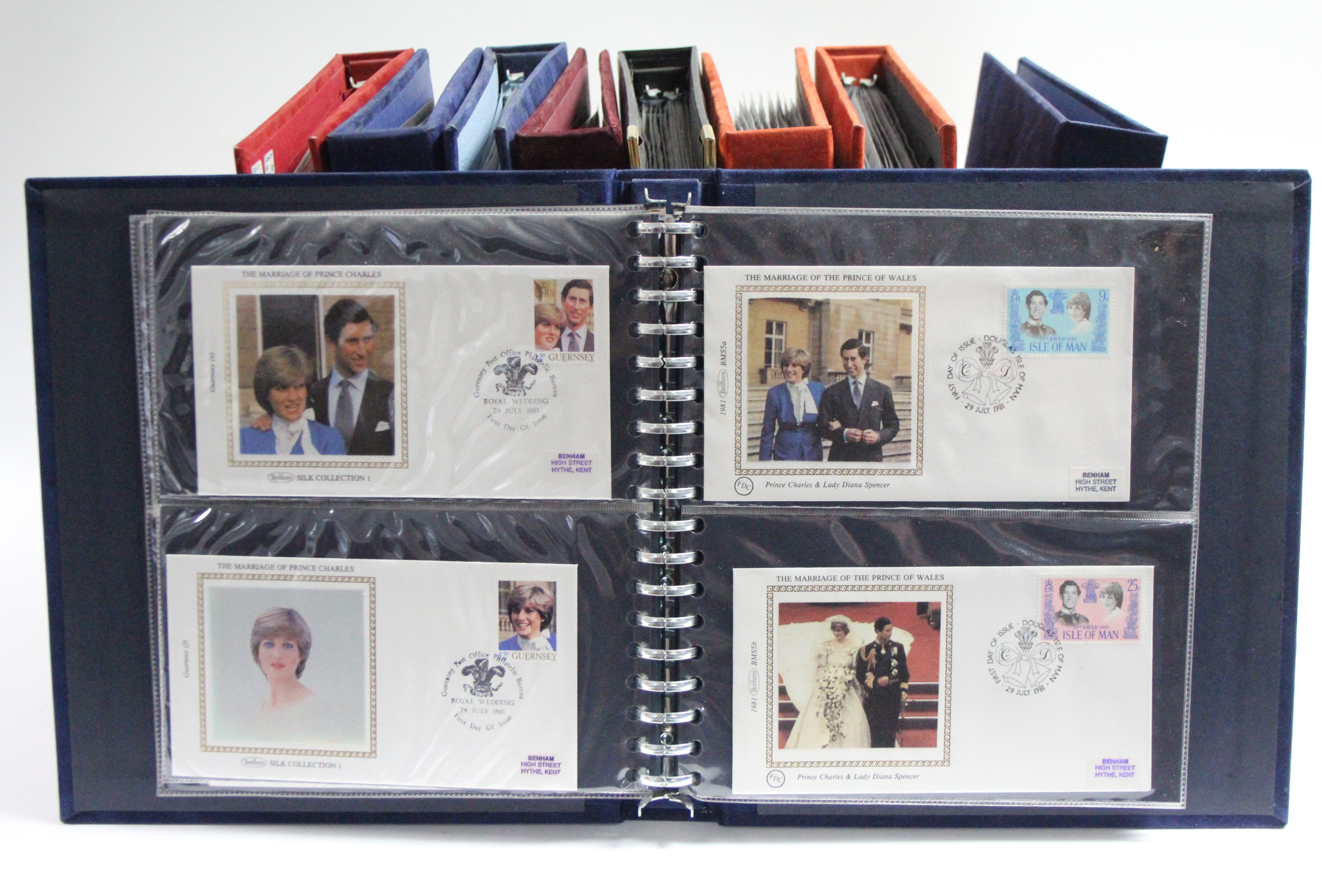 A collection of approx. 300 G.B. First Day covers, mostly 1980s; in nine albums. - Image 2 of 4