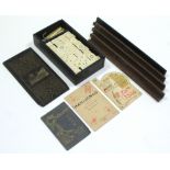 A 1920’s Pung-Chow “Mah-Jong set, in painted wooden case.