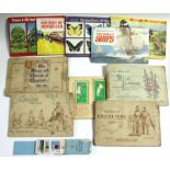 Various mixed cigarette & tea cards contained in eleven albums & loose.