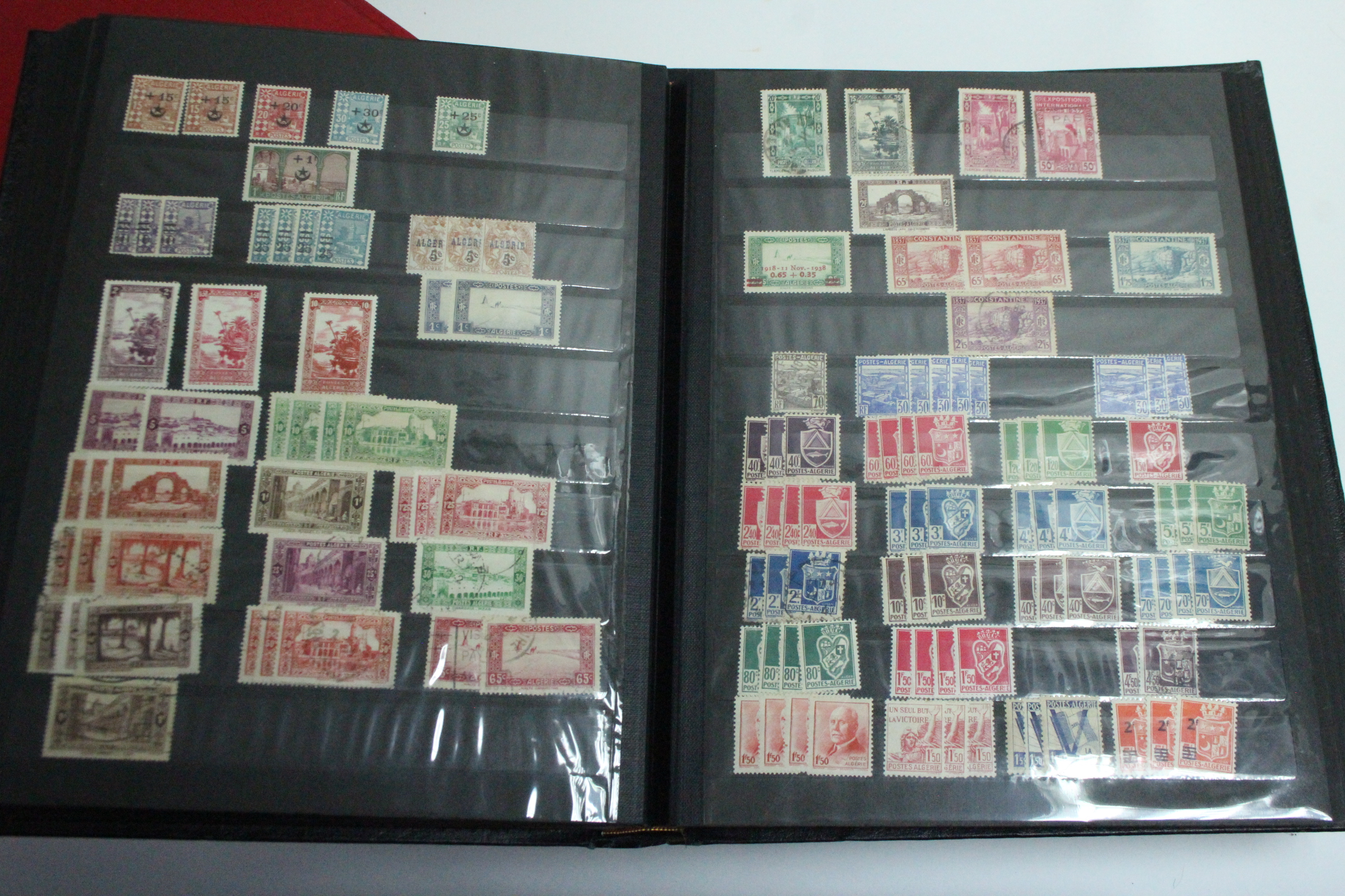 A collection of G.B. stamps, Geo. IV (including 1951 £1 brown) to Q.E. II pre-decimal, in three - Image 4 of 11