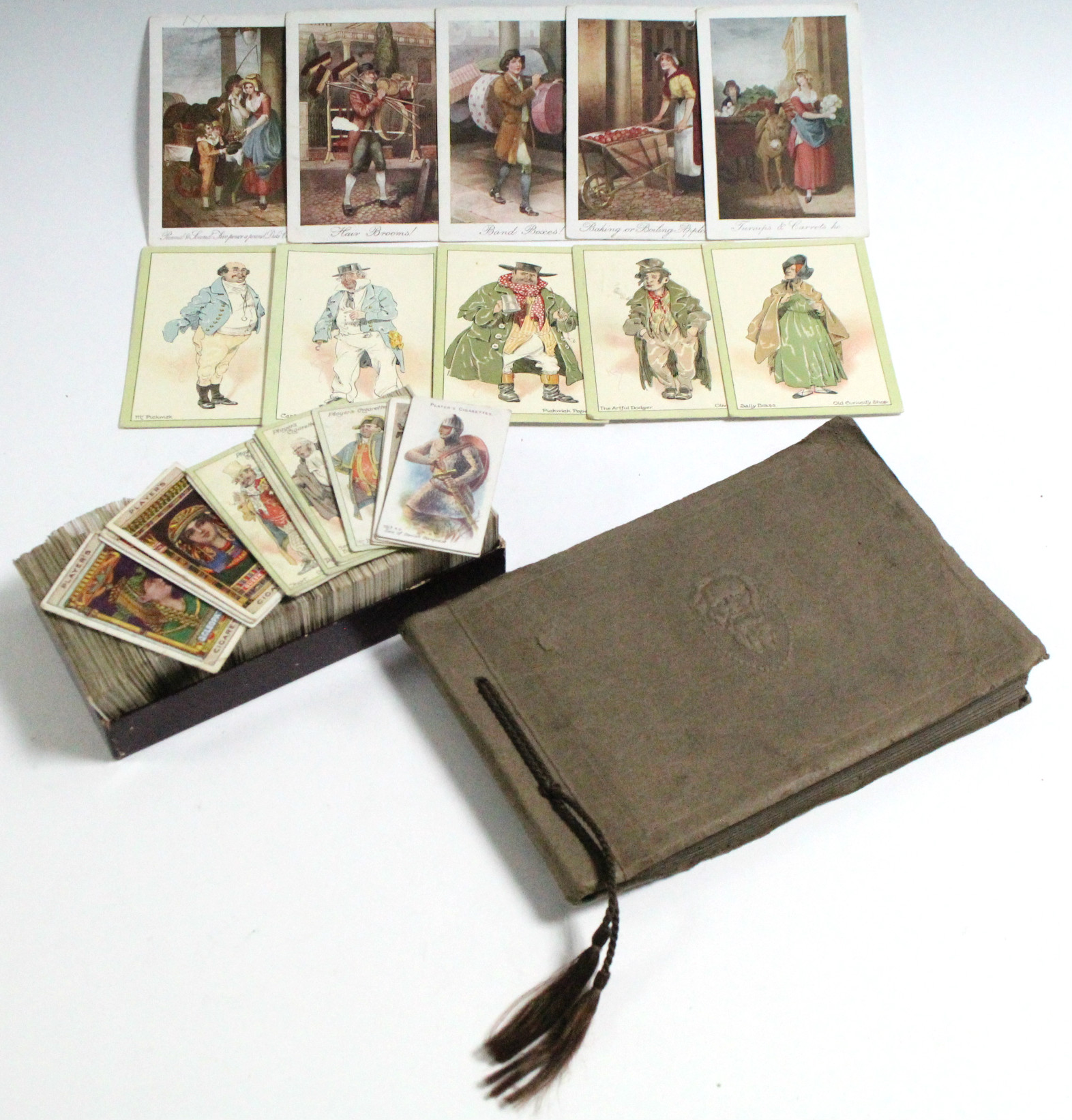 Approximately five hundred various cigarette cards by John Player & W. D. & H. O. WILLS, contained