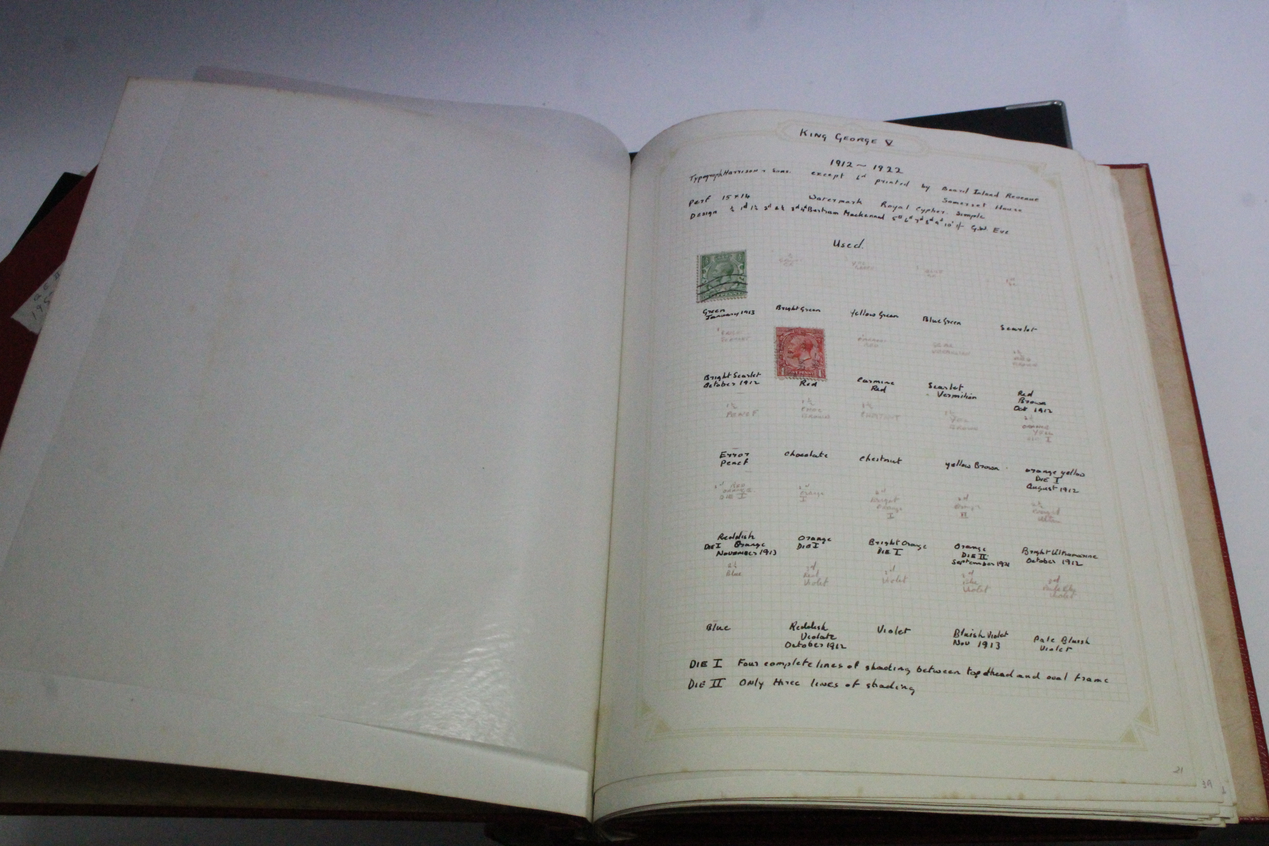 A collection of G.B. stamps, Geo. IV (including 1951 £1 brown) to Q.E. II pre-decimal, in three - Image 7 of 11