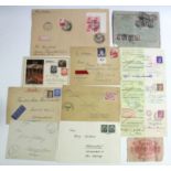 Various mid-20th century German postcards, letters & ephemera.