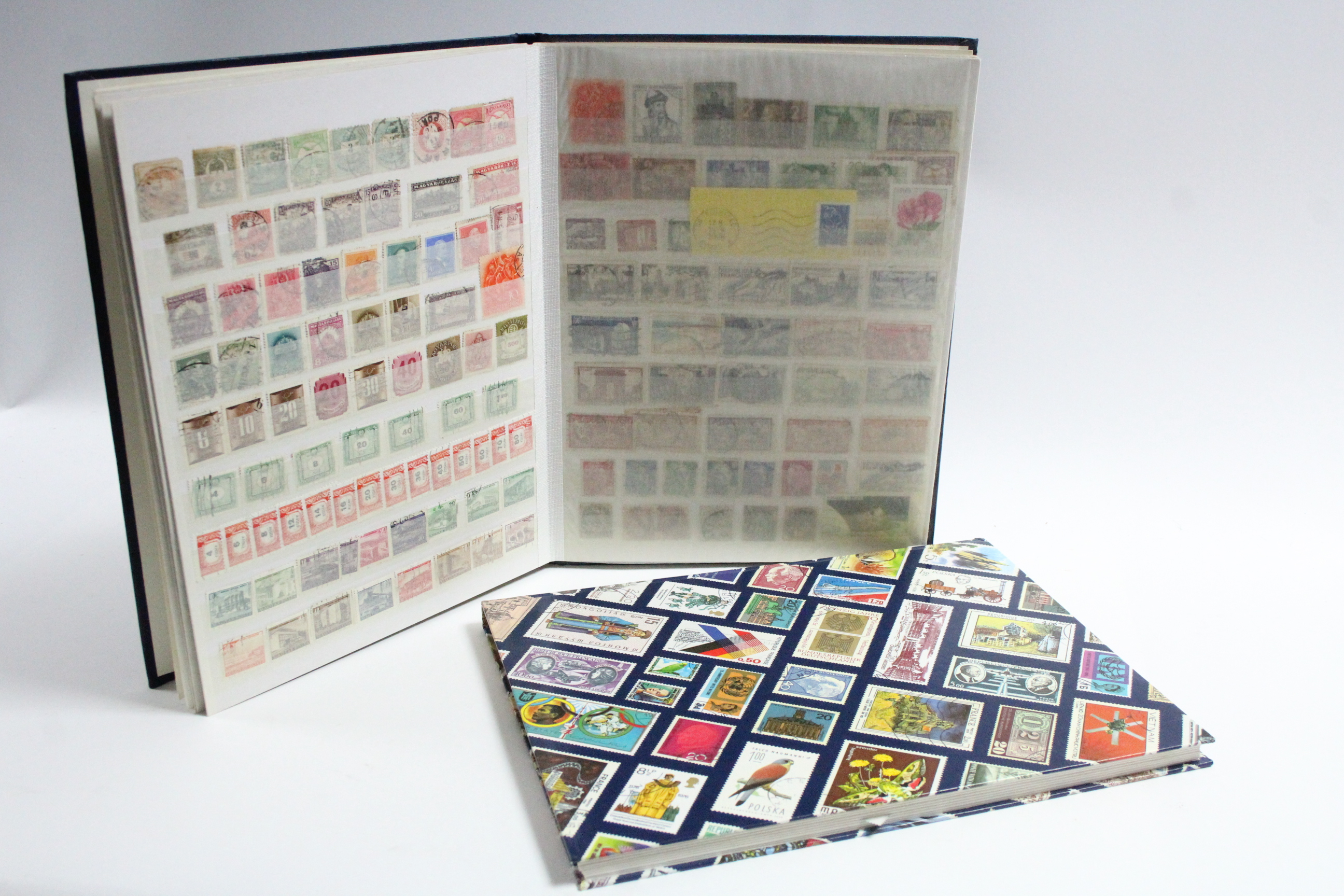 Two albums & contents of German & other European stamps.