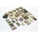 Approximately one hundred various carte-de-visite cards & cabinet cards-military, topographical,