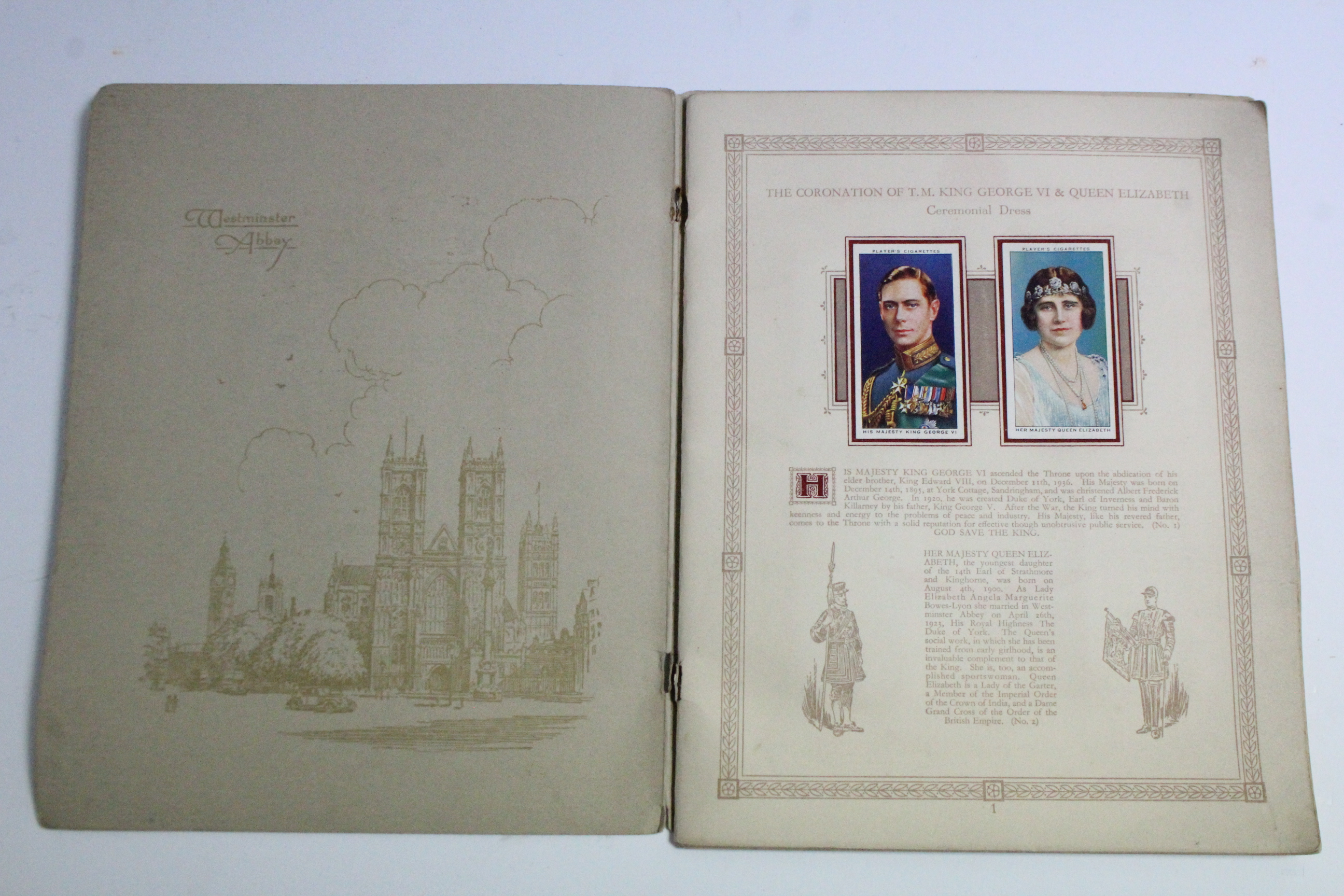 A John Player cigarette picture card album “The Coronation of H.M. King George VI and H.M. Queen - Bild 6 aus 8