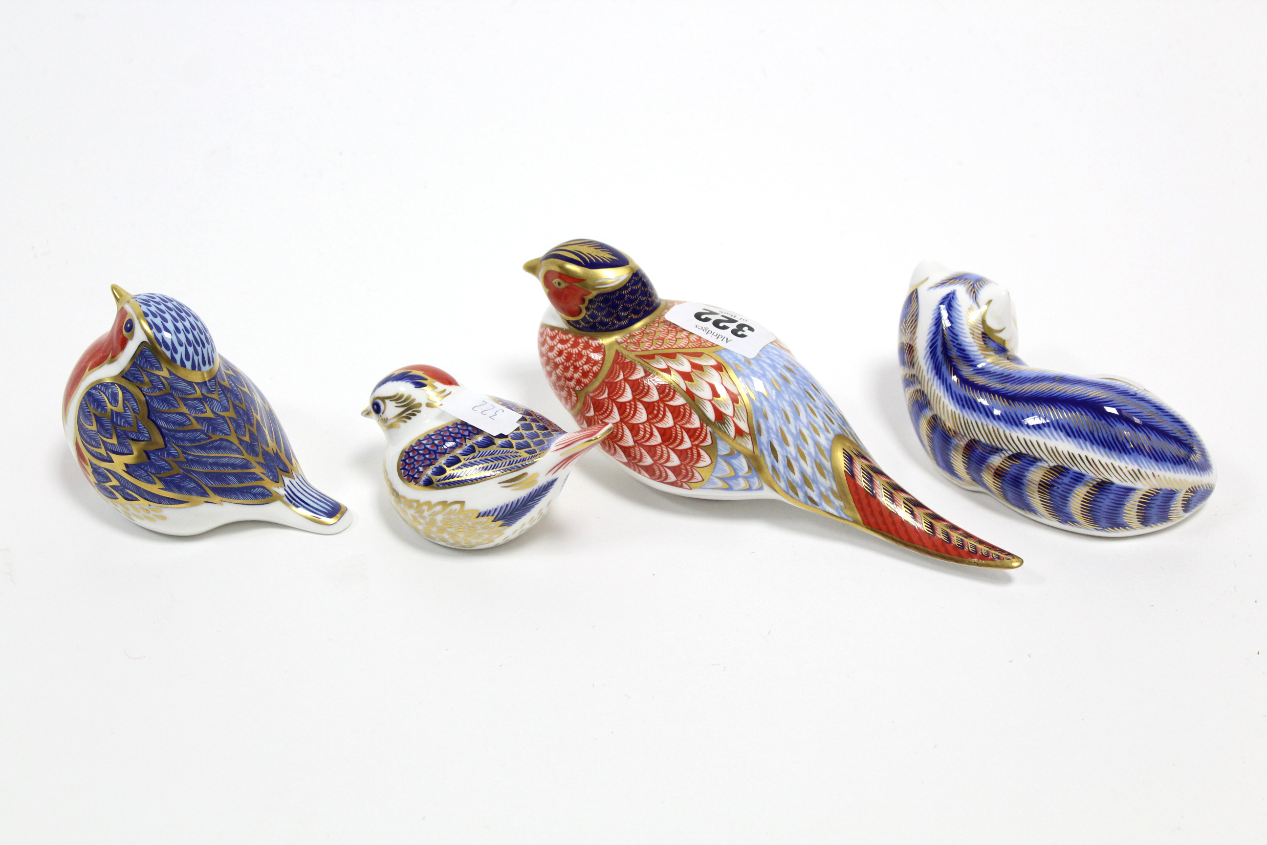 Four Royal Crown Derby novelty animal paperweights (one lacking stopper). - Image 3 of 4