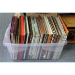 Approximately two hundred various L. P. records by James Last, etc.