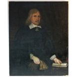 ENGLISH SCHOOL, late 17th/early 18th century. A three-quarter length portrait of a gentleman,