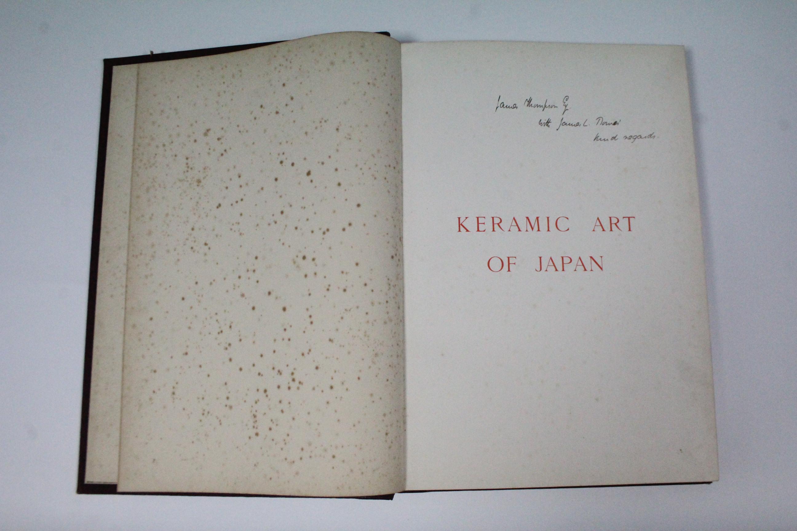 AUDSLEY, George Ashdown, & BOWES, James Lord. “Keramic Art of japan”, two vols., publ. 1875, - Image 5 of 10