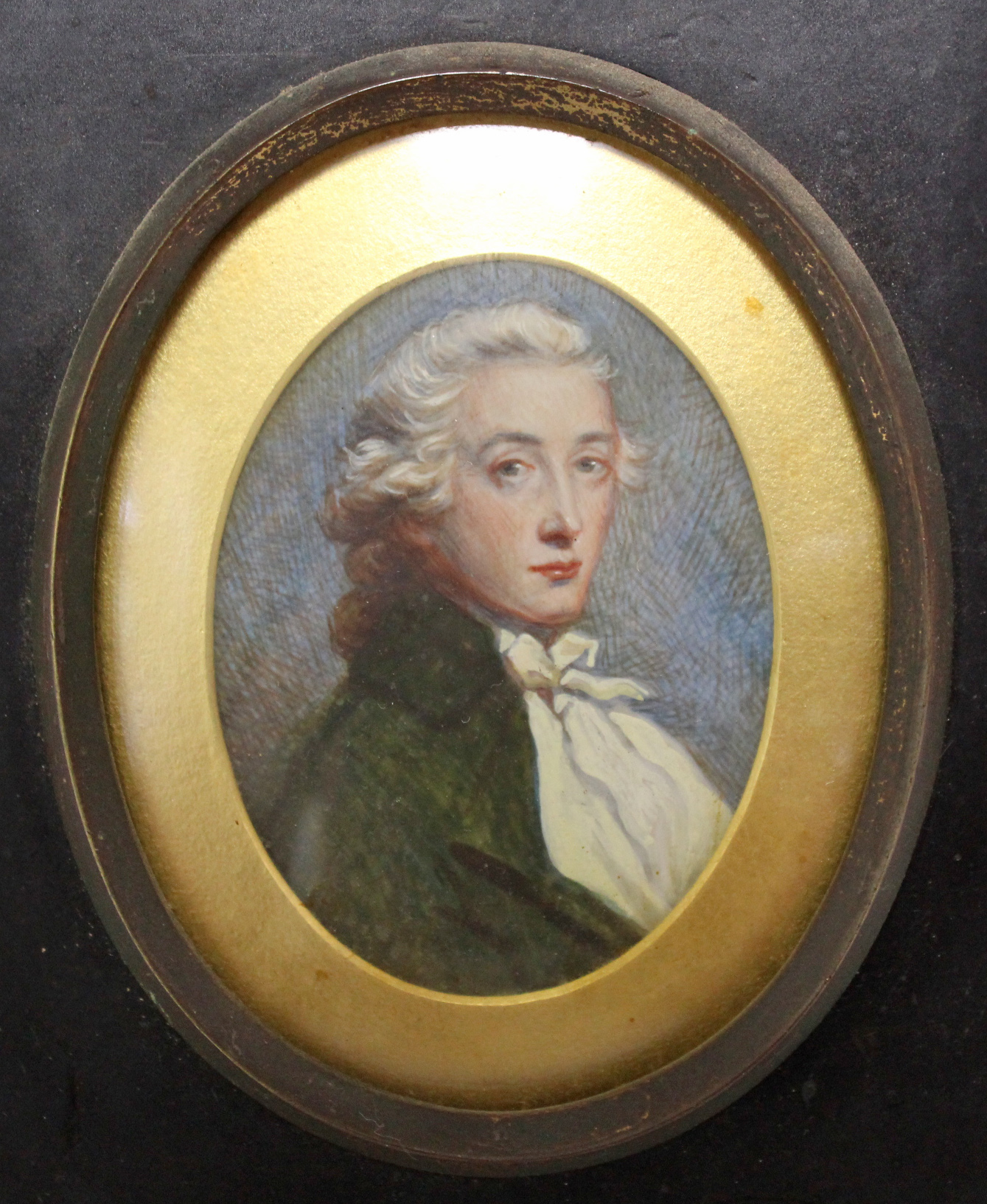 ENGLISH SCHOOL, 19th century. A portrait miniature of Baldwyn Finch Esq., 4½” x 3½” (oval);